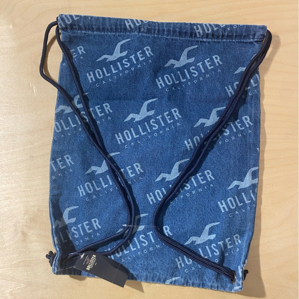 Hollister Denim Backpack Tote (OK)